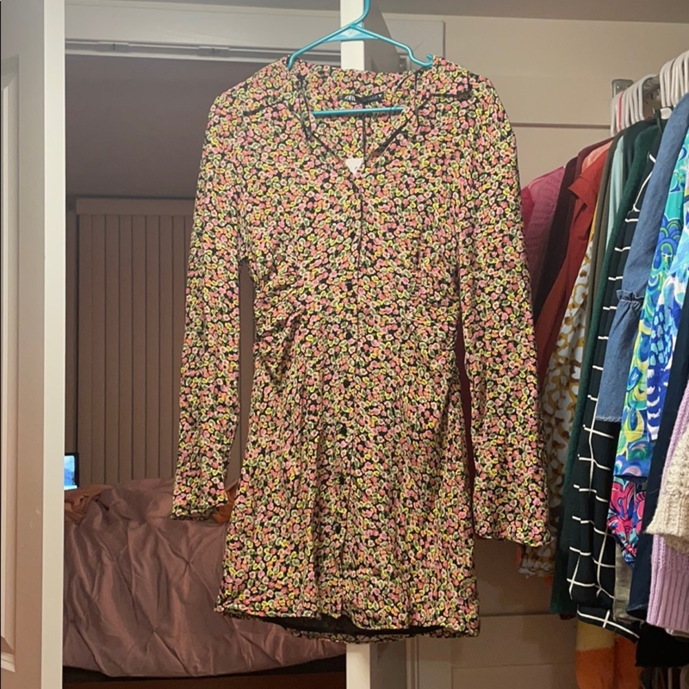 Zara Button Down Dress